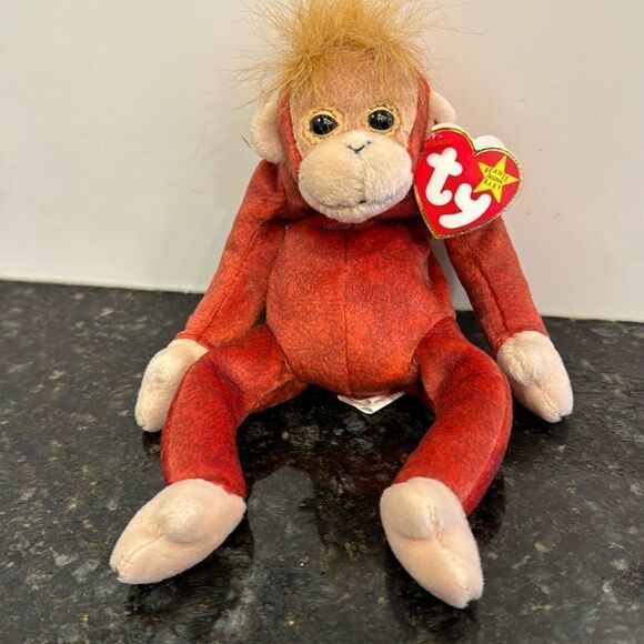 Vintage TY "Schweetheart" the Orangutan (1999) Beanie Baby - Picture 1 of 9